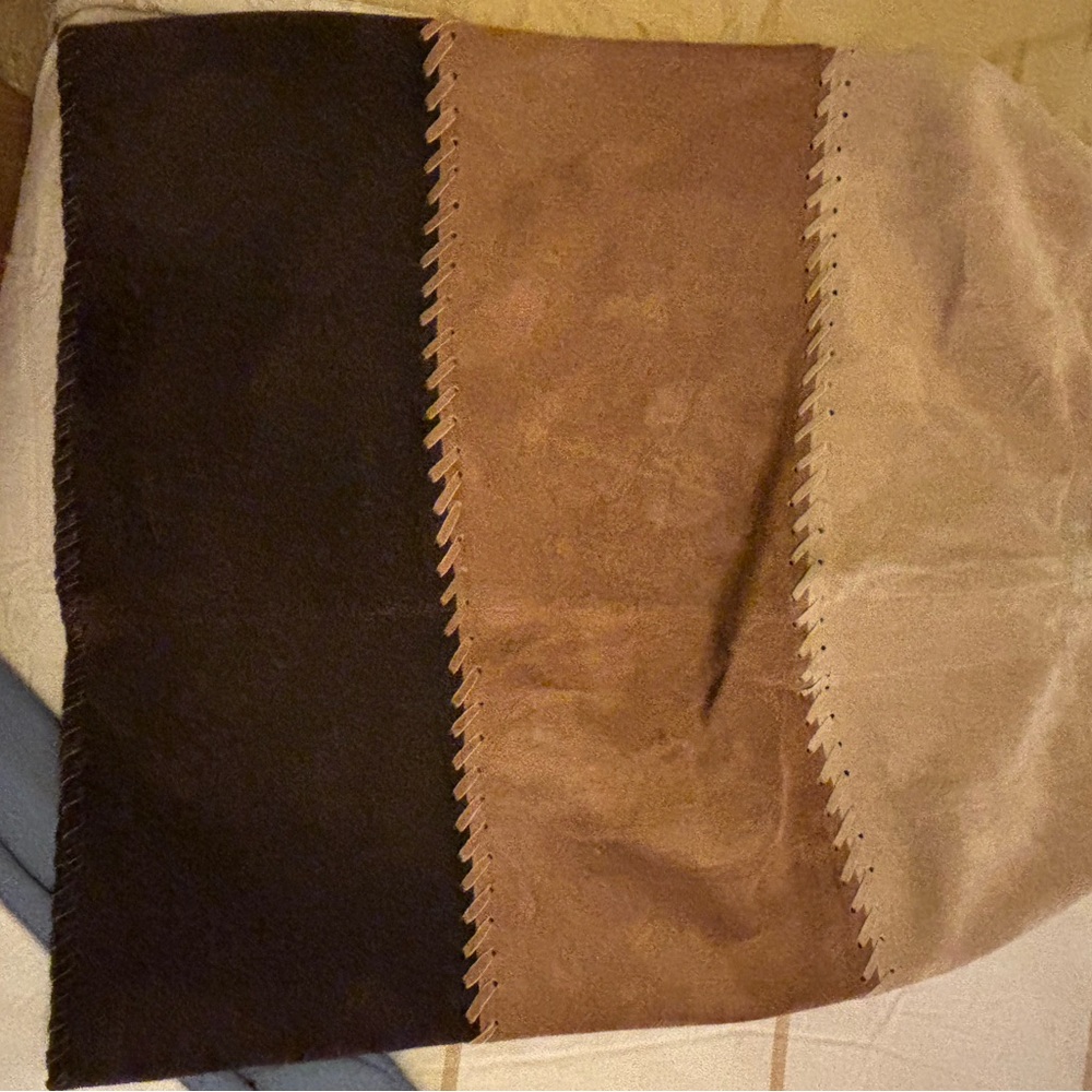 Tri-Color Suede Blanket